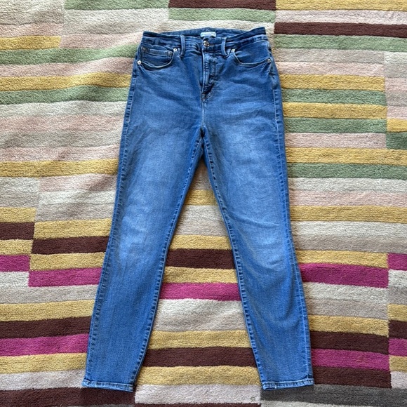 Good American Denim - Good American good legs gw873t blue skinny jeans women's size 10/30